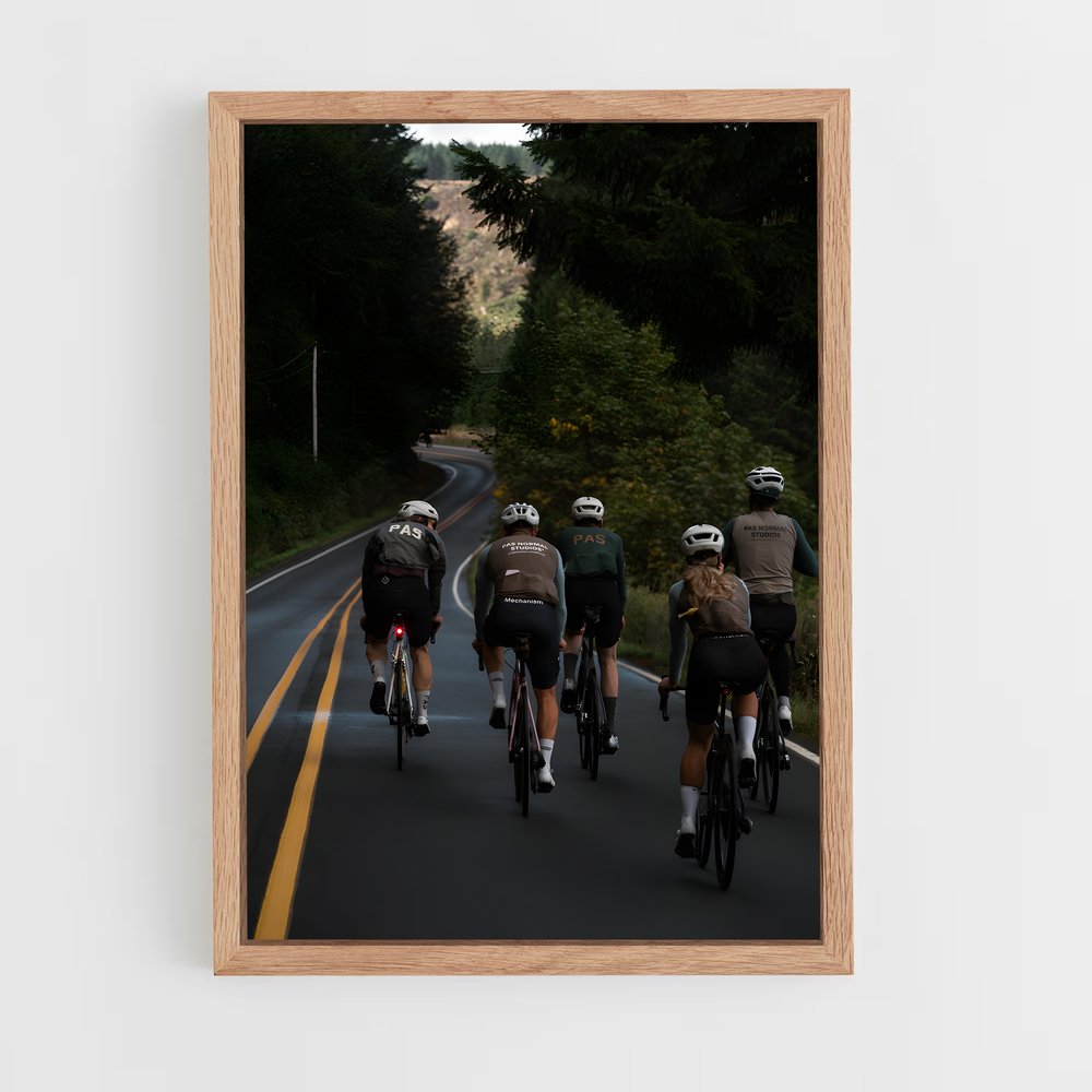 Poster Pédaleurs en Liberté – affiche Cyclisme (vue 4)